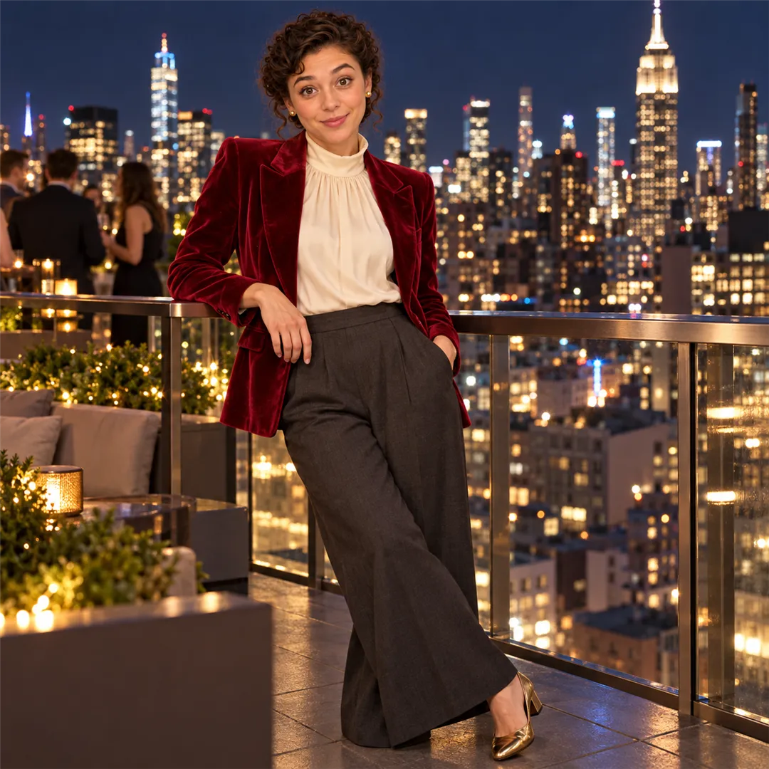 New York rooftop party