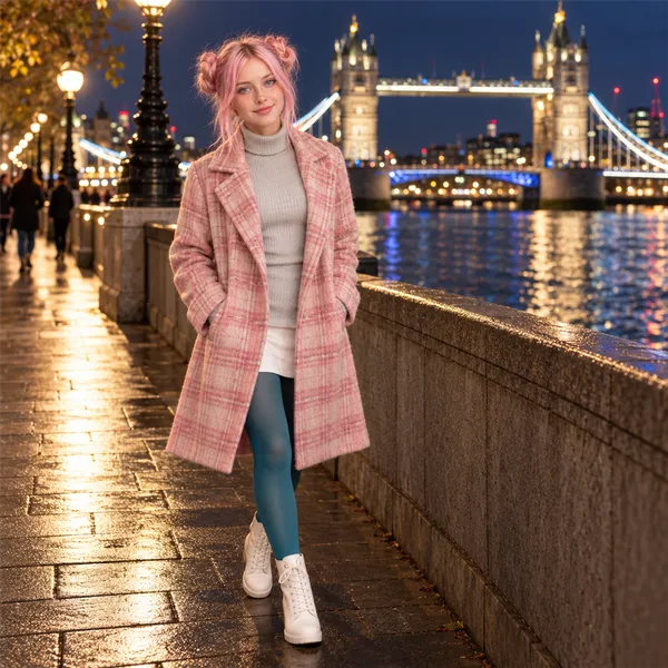 Along the Thames by Tower Bridge