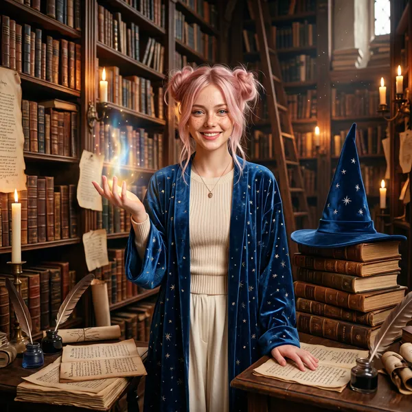 The wizard's library